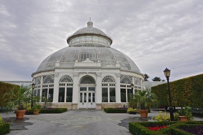 Glasshouse at New York Botanical Garden.