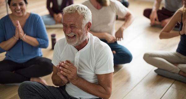 mature man exercising