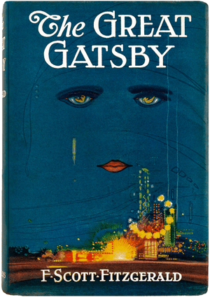 Original book cover from The Great Gatsby