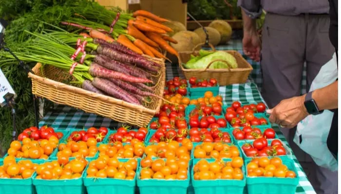 produce at Union Square Greenmarket