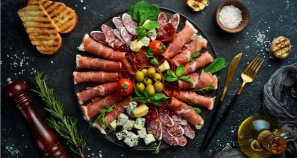 Spanish charcuterie board from Boulud Sud