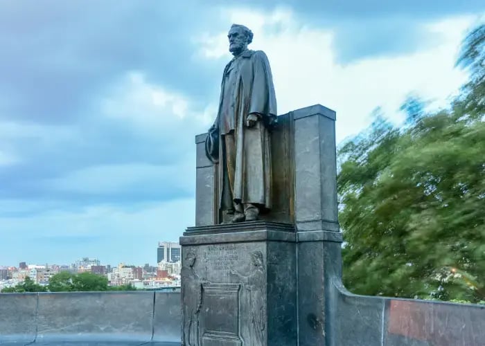 Carl Schurz Memorial at Carl Schurz Park in Manhattan, New York City