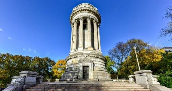 Soldiers’ and Sailors’ Monument in Riverside Park Manhattan.
